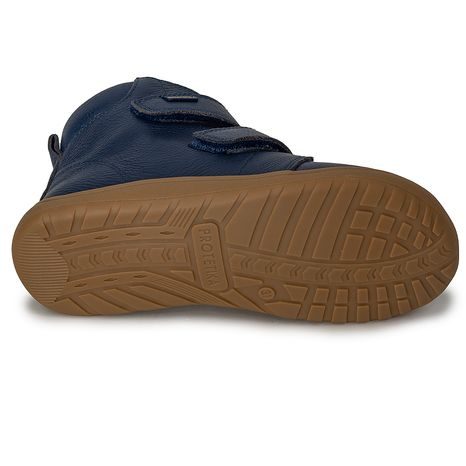 CHLAPECKÉ ZIMNÍ BAREFOOT BOTY DARYK NAVY, PRO-TEX, PROTETIKA, MODRÁ