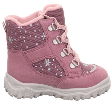 CIZME DE IARNĂ PENTRU FETE HUSKY1 VIOLET/PINK GORE-TEX, SUPERFIT,1-006046-8500