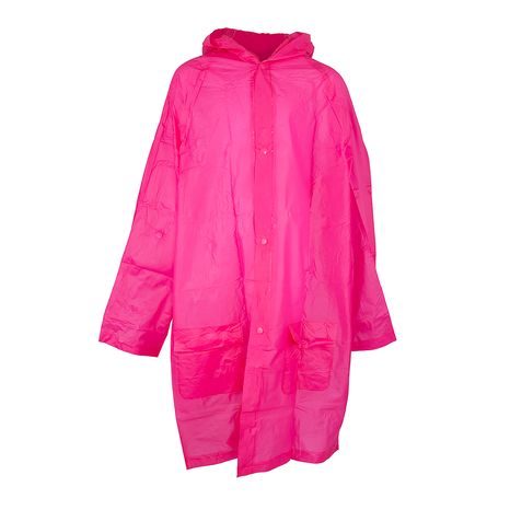 PVC NEON ESŐKABÁT, PIDILIDI, PL0065-03, RÓZSASZÍNŰ