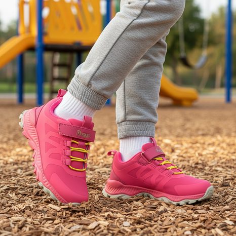 DIEVČENSKÉ OUTDOOROVÉ TOPÁNKY NA SUCHÝ ZIPS BUGGA ORZA PINK B00206-03