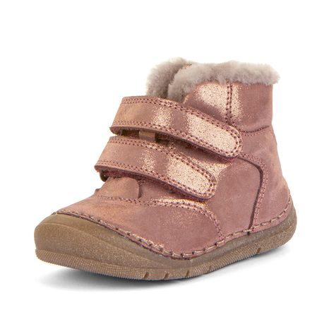 DÍVČÍ ZIMNÍ BOTY FLEXIBLE PAIX UP WINTER PINK GOLD, FRODDO, G2110143-13, RŮŽOVÁ