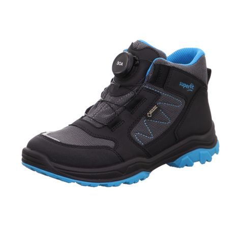detské zimné topánky JUPITER GTX, zapínanie BOA, Superfit, 1-000071-0010, čierná 