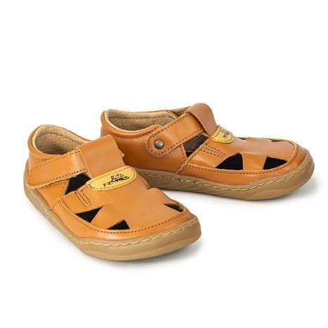 DETSKÉ SANDÁLE BAREFOOT PEGRES, SBF51 BROWN