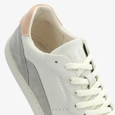 DÁMSKE TENISKY BAREFOOT GROUNDIES NOVA GS1 GREY PINK, SIVÉ