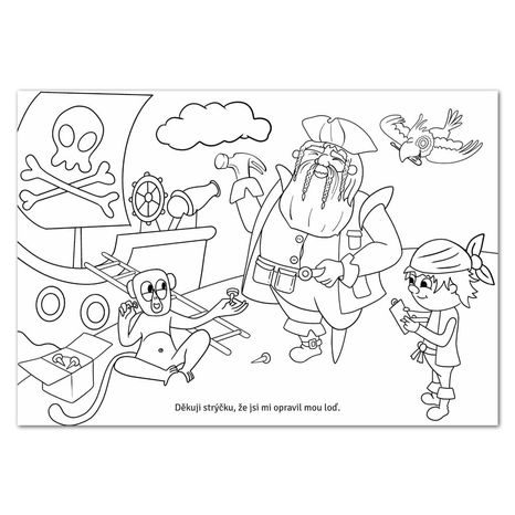 MALÝ PIRÁT KUBA OMALOVÁNKA A5, KRESLI.TO, W031845