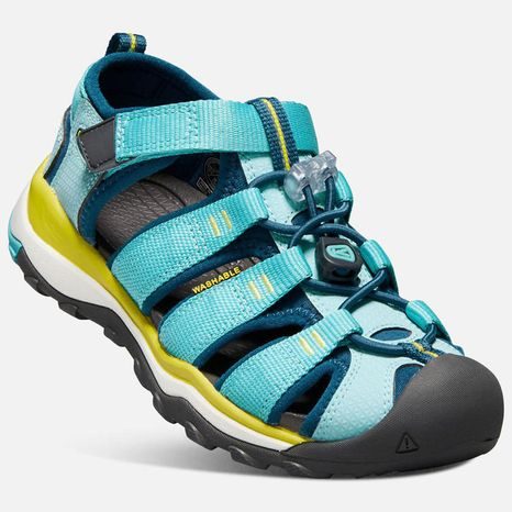 Dětské sandály NEWPORT NEO H2 JR, aqua sea/legion blue, Keen, 1018420, modrá