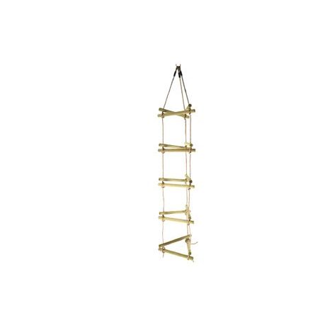 Lanový žebřík dřevěný trojhran 1,9 m, Wiky, W018318