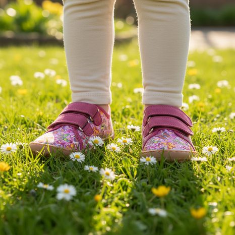 DIEVČENSKÉ PLÁTENÉ BAREFOOT TENISKY CANVAS FUXIA/PINK FRODDO G1700440-11