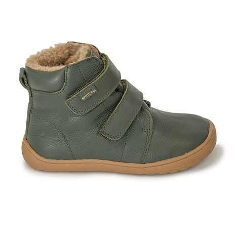 Chlapecké zimní barefoot boty DARYK KHAKI, PRO-tex, Protetika, khaki