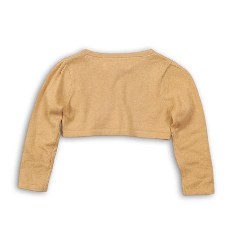 SVETR DÍVČÍ BOLERKO, MINOTI, WONDER 6, ZLATÁ