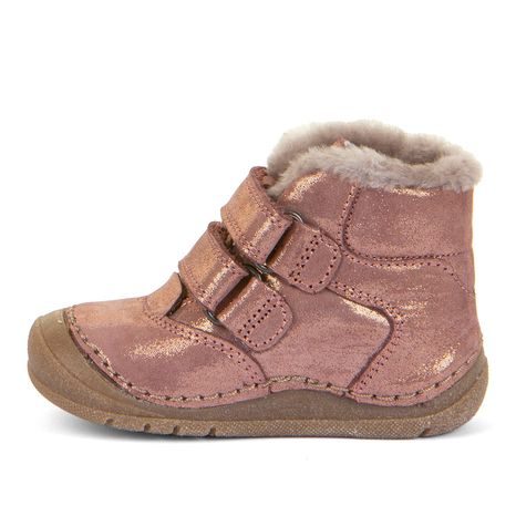 DÍVČÍ ZIMNÍ BOTY FLEXIBLE PAIX UP WINTER PINK GOLD, FRODDO, G2110143-13, RŮŽOVÁ