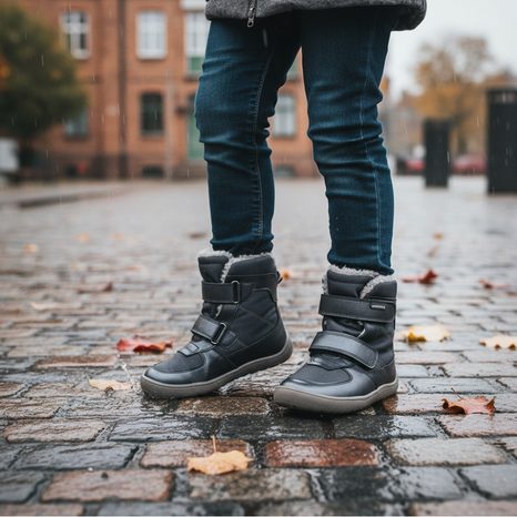 DÍVČÍ ZIMNÍ BAREFOOT BOTY PRO-TEX PROTETIKA - LORA GREY