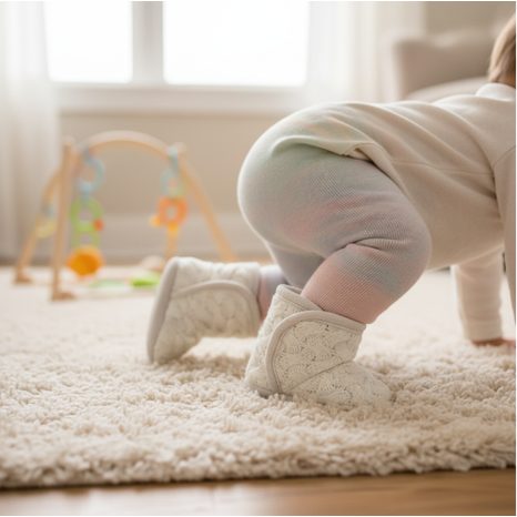 BOTINE DE IARNĂ PENTRU SUGARI, PIDILIDI, PD0555-13, ALB