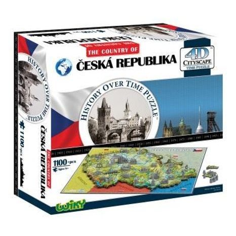 4D puzzle Česká republika, WIKY, 100798