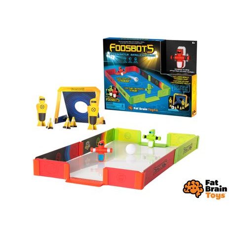 FAT BRAIN FOOSBOTS STADIUM BATTLE ROBO FOTBAL SET SE STADIONEM A ROBOTY
