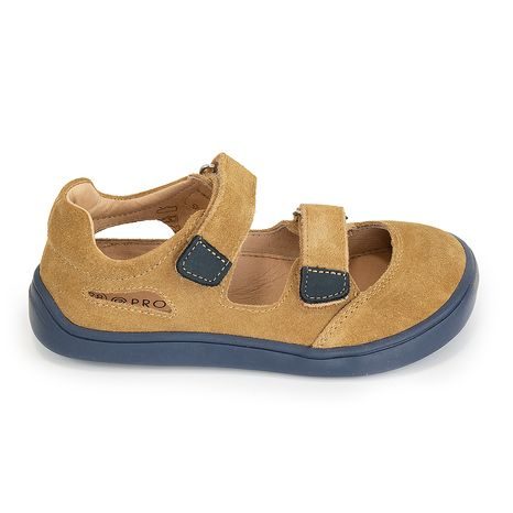 Chlapčenské sandále Barefoot TERY BROWN, Protetika, hnedé 