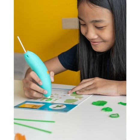 3D PERO 3DOODLER START + A 72 NÁPLNÍ + 10 ŠABLON, WIKY KREATIVITA, W039045