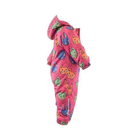 SALOPETE DE SCHI DE IARNĂ PENTRU FETE, PIDILIDI, PD1122-03, ROZ