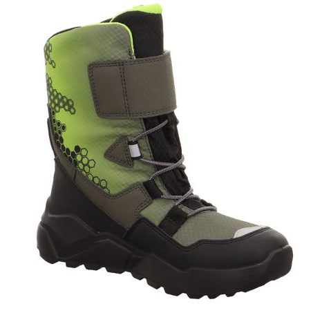DĚTSKÉ ZIMNÍ BOTY ROCKET GREEN/BLACK GORE-TEX, SUPERFIT , 1-000409-7000, ZELENÁ