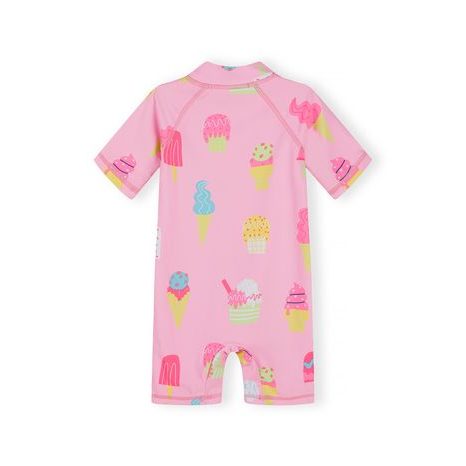 PLAVKOVÝ SET DÍVČÍ MINOTI 30SWIM100 RŮŽOVÁ