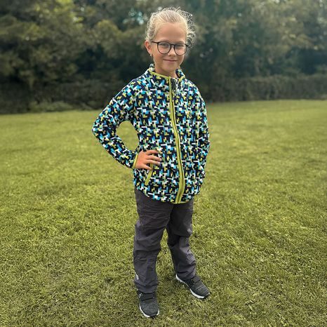 HANORAC FLEECE PENTRU BĂIEȚI, PIDILIDI, PD1116-04, ALBASTRU