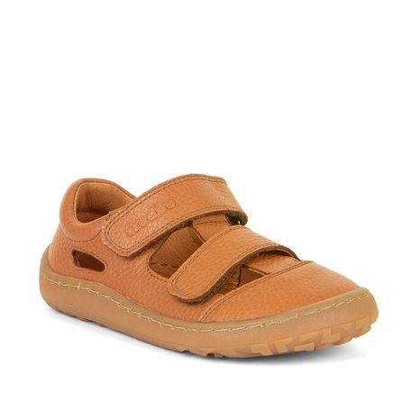DĚTSKÉ BAREFOOT SANDÁLY SANDAL COGNAC FRODDO G3150266-2 HNĚDÁ