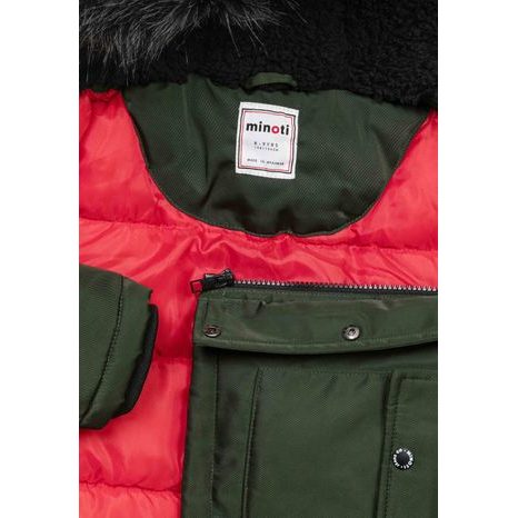PARKA PENTRU BĂIAT, MINOTI, 11COAT 21, KAKI