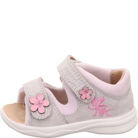 SANDALE PENTRU FETE POLLY LIGHT GREY/PINK SUPERFIT 1-600098-2500