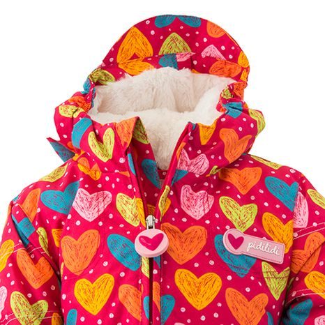 BUNDA ZIMNÍ DÍVČÍ S KOŽÍŠKEM, PIDILIDI, PD1081-01, HOLKA