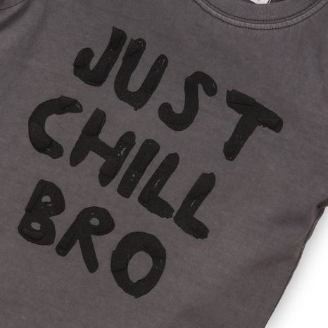 TRICOU PENTRU BĂIEȚI, CU MÂNECĂ SCURTĂ, MINOTI, TIGER 4, GRI