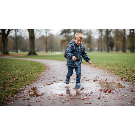 CHLAPECKÉ CELOROČNÍ BOTY BAREFIT TRACE, SUPERFIT, 1-006030-8010, MODRÁ