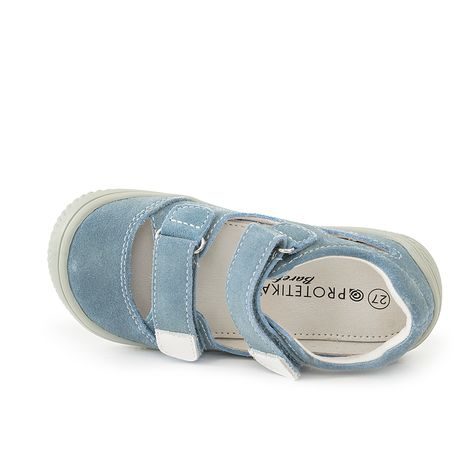 CHLAPECKÉ SANDÁLY BAREFOOT MERYL BLUE, PROTETIKA, MODRÁ