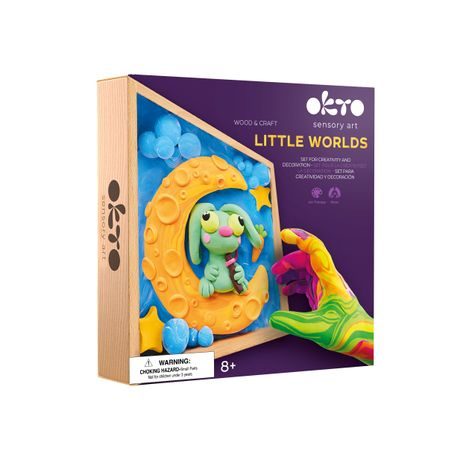 PŘEDNÍ STRANA KRABICE SADY OKTO MODELOVÁNÍ ZAJÍČEK NA MĚSÍCI