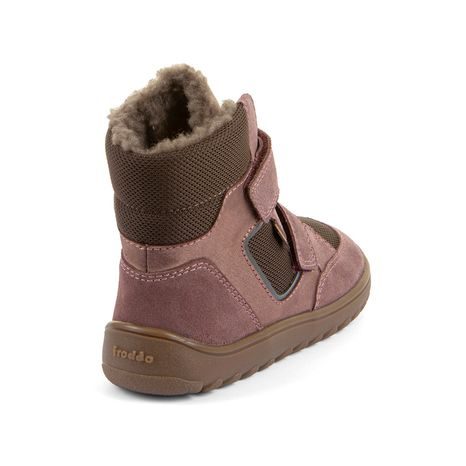 GHETE BAREFOOT DE IARNĂ PENTRU FETE UP HILL WOOL DARK PINK FRODDO G3160262-10