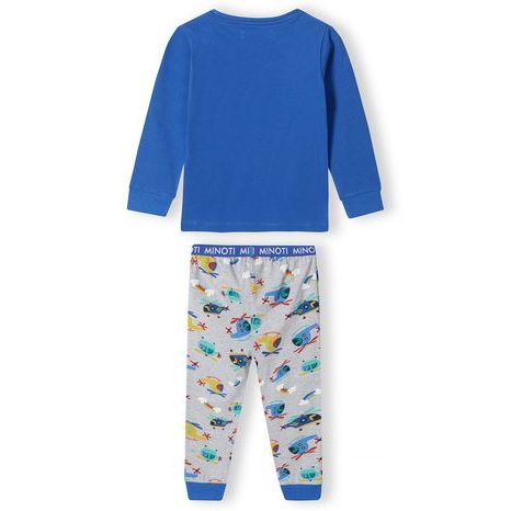 CHLAPČENSKÉ PYŽAMO 2PACK, MINOTI, 15PJ 9, MODRÁ
