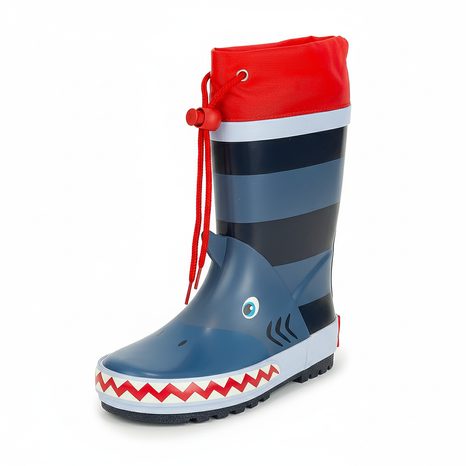 DĚTSKÉ HOLÍNKY GUMOVÉ - POTISK ŽRALOK, PIDILIDI, PL0044-04,  MODRÁ