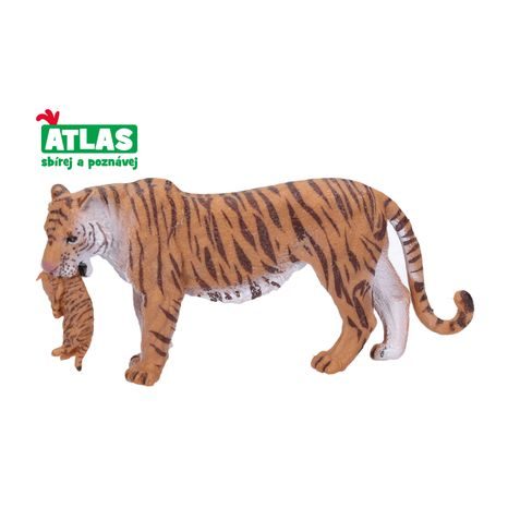 D - Figurină tigru 13 cm, Atlas, W001793