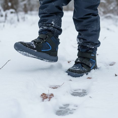 FIÚ TÉLI MEZÍTLÁBAS CIPŐ GERO NAVY, PRO-TEX, PROSTHETICS, KÉK