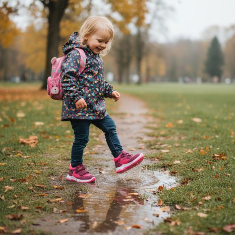 PANTOFI PENTRU TOATE ANOTIMPURILE PENTRU FETE COOPER RED/PINK GORE-TEX, SUPERFIT,1-006407-5000