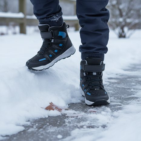 CHLAPECKÉ ZIMNÍ BOTY FREE RIDE BLACK/BLUE GORE-TEX, SUPERFIT , 1-000568-0000, ČERNÁ