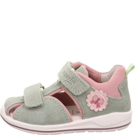 DÍVČÍ SANDÁLY BOOMERANG LIGHT GREEN/PINK SUPERFIT 1-000866-7500 SVĚTLE ZELENÁ