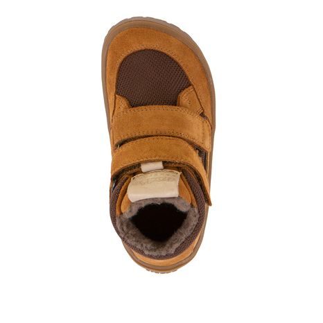 DĚTSKÉ ZIMNÍ BAREFOOT BOTY TEX WOOL COGNAC FRODDO G3110266-4W