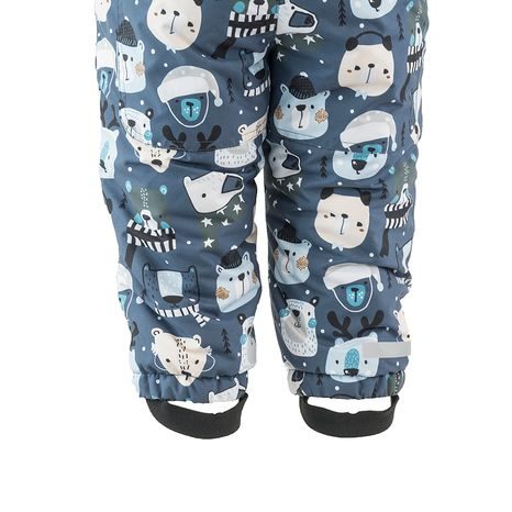 CHLAPČENSKÁ ZIMNÁ KOMBINÉZA S KOŽÚŠKOM, PIDILIDI, PD1129-02, MODRÁ