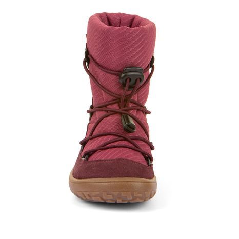 GHETE BAREFOOT DE IARNĂ PENTRU FETE TEX TRACK WOOL BORDEAUX FRODDO G3160251-6