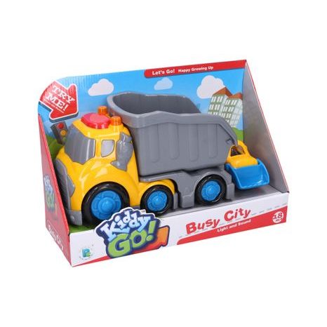 Kiddy Car billenőautó effektekkel 19,5 cm buldózer 8 cm, Wiky Vehicles, W012385