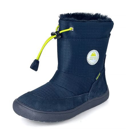CHLAPECKÉ ZIMNÍ BAREFOOT BOTY PRO-TEX PROTETIKA - HEIKO NAVY