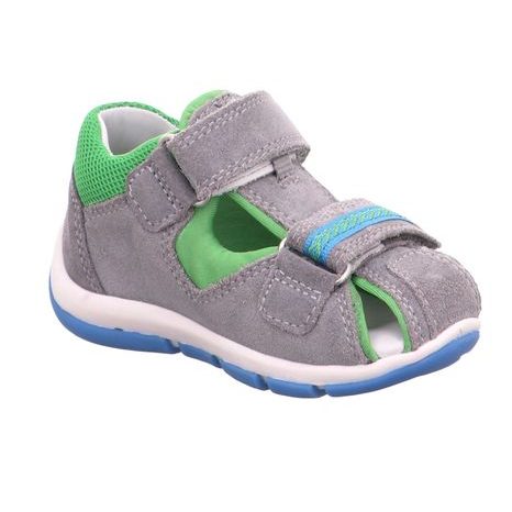 CHLAPECKÉ SANDÁLY FREDDY, SUPERFIT, 1-609145-2510, ŠEDÁ