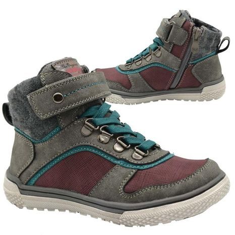 topánky chlapčenské celoročné, Bugga, B00146-09, šedá 