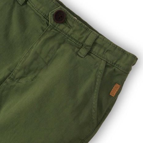 PANTALONI SCURȚI PENTRU BĂIEȚI, MINOTI, SPRINGS 5, VERDE