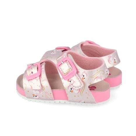 DIEVČENSKÉ SANDÁLE BIO METALIZADO ROSA BIOMECANICS 262461-A032